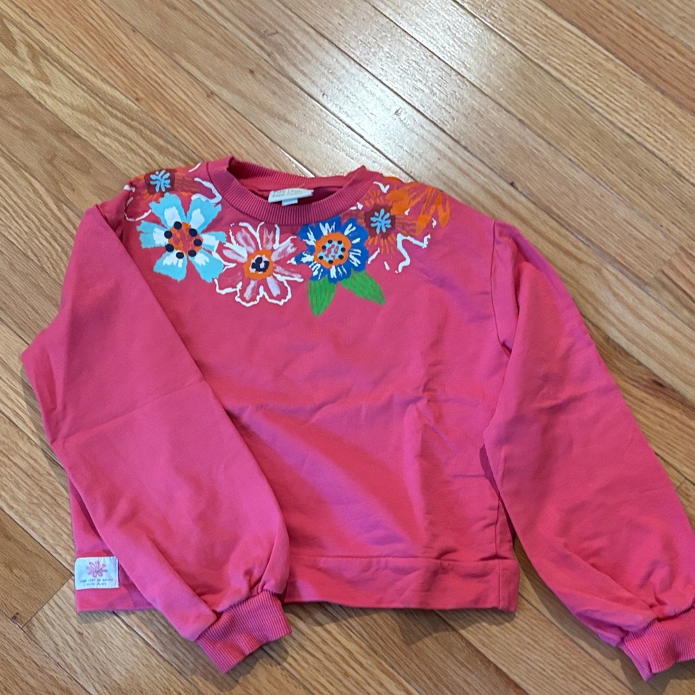 Floral Pink Sweatshirt
